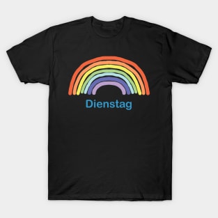 Dienstag Tuesday Rainbow T-Shirt